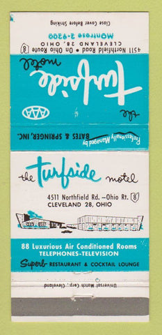 Matchbook Cover - Turfside Motel Cleveland OH 30 Strike