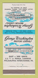 Matchbook Cover - George Washington Motor Lodges King of Prussia PA 30 Strike