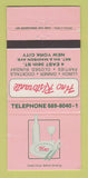Matchbook Cover - Fino Ristorante New York City WEAR 30 Strike