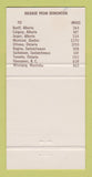 Matchbook Cover - Kar Patia Hotel Restaurant Edmonton AB 30 Strike