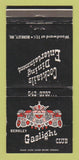 Matchbook Cover - Berkley Gaslight Club MI WORN 30 Strike