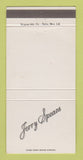 Matchbook Cover - Jerry Spears Funeral Home Columbus OH 30 Strike