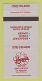 Matchbook Cover - Kappy's Restaurant Villa Park IL WEAR 30 Strike