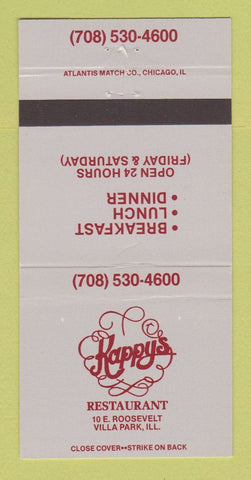 Matchbook Cover - Kappy's Restaurant Villa Park IL WEAR 30 Strike