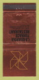 Matchbook Cover - La Guardia Terrace Restaurant New York City WEAR 30 Strike