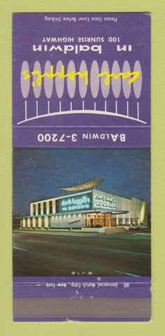 Matchbook Cover - Carl Hoppl's Restaurant Baldwin NY 30 Strike