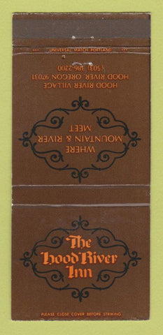 Matchbook Cover - Hood River Inn OR 30 Strike