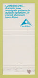 Matchbook Cover - Lumbercote Mobilcraft Industries Spartanburg SC 30 Strike