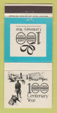Matchbook Cover - Owen 100th Centenary Year UK 30 Strike