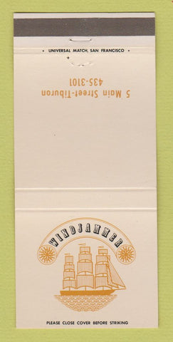 Matchbook Cover - Windjammer Restaurant Tiburon CA 30 Strike