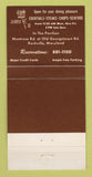 Matchbook Cover - James III Restaurant Rockville MD 30 Strike