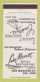Matchbook Cover - Lake Merritt Hotel Restaurant Oakland CA 30 Strike