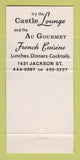 Matchbook Cover - Lake Merritt Hotel Restaurant Oakland CA 30 Strike