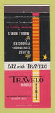 Matchbook Cover - Travelo Mobile Homes Saginaw MI 30 Strike