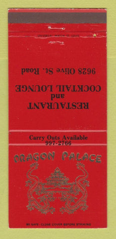 Matchbook Cover - Dragon Palace Restaurant Chinese St Louis? MO 30 Strike