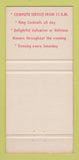 Matchbook Cover - Luccioni's Italian Restaurant Cleveland OH 30 Strike