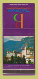 Matchbook Cover - Broadmoor Hotel Colorado Springs 30 Strike