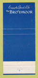 Matchbook Cover - Broadmoor Hotel Colorado Springs 30 Strike