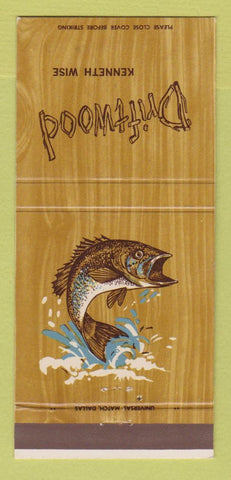 Matchbook Cover - Driftwood Restaurant Coleman TX 30 Strike