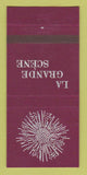 Matchbook Cover - La Grande Scene French Restaurant Washington DC 30 Strike