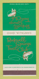 Matchbook Cover - Rockwell Springs Trout Club Castalia OH 30 Strike