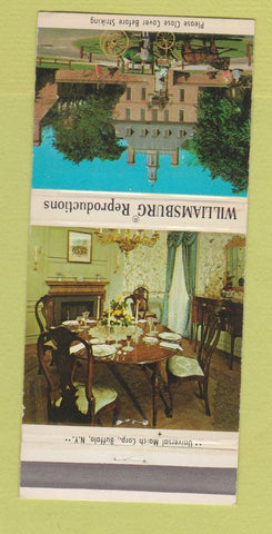 Matchbook Cover - Kittinger Furniture Williamsburg Reproductions 30 Strike