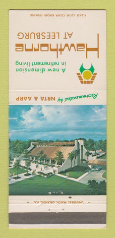 Matchbook Cover - Hawthorne Retirement Living Leesburg FL  30 Strike