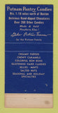 Matchbook Cover - Putnam Pantry Candy Danvers MA 30 Strike