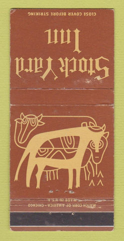 Matchbook Cover - Stock Yard Inn Chicago IL WEAR 30 Strike