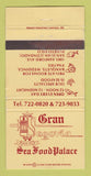 Matchbook Cover - Gran Seafood Palace San Juan Puerto Rico WEAR 30 Strike