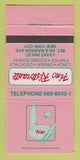 Matchbook Cover - Fino Ristorante New York City  30 Strike