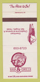 Matchbook Cover - FL's Bar Grille San Antelo TX WEAR 30 Strike
