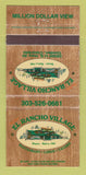Matchbook Cover - El Rancho Village Golden Colorado WEAR 30 Strike