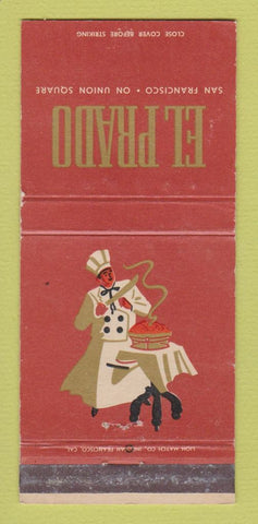 Matchbook Cover - El Prado San Francisco CA WEAR 30 Strike