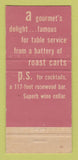 Matchbook Cover - El Prado San Francisco CA WEAR 30 Strike