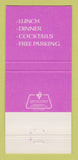 Matchbook Cover - Illusions Magic Restaurant Bryn Mawr PA 30 Strike