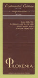 Matchbook Cover - Philoxenia Restaurant New York CIty 30 Strike