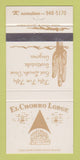 Matchbook Cover - El Chorro Lodge Scottsdale AZ 30 Strike