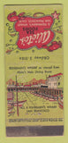 Matchbook Cover - Alioto's Seafood San Francisco CA WORN 30 Stick