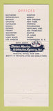 Matchbook Cover - Isthmian Lines Cargo Shipping  30 Stick
