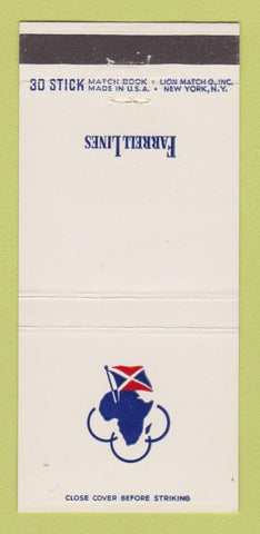 Matchbook Cover - Farrell Lines Shipping?  30 Stick
