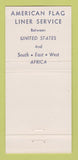 Matchbook Cover - Farrell Lines Shipping?  30 Stick