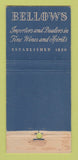 Matchbook Cover - Bellows  Importers Liquor 30 Stick