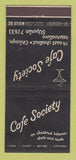 Matchbook Cover - Cafe Society Chicago IL 30 Stick