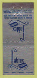 Matchbook Cover - Labtex Fabrics New York City Cantor Greenspan WEAR 30 Stick