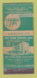 Matchbook Cover - St Petersburg Savings and Loan FL WORN 30 Stick