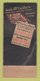 Matchbook Cover - Herb McCarthy's Southhampton LI NY WORN 30 Stick
