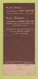 Matchbook Cover - Clearman's Steak n Stein Inn Pico San Gabriel CA 30 Stick
