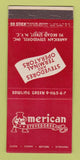 Matchbook Cover - American Stevedores Inc New York City WEAR 30 Stick