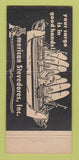 Matchbook Cover - American Stevedores Inc New York City WEAR 30 Stick